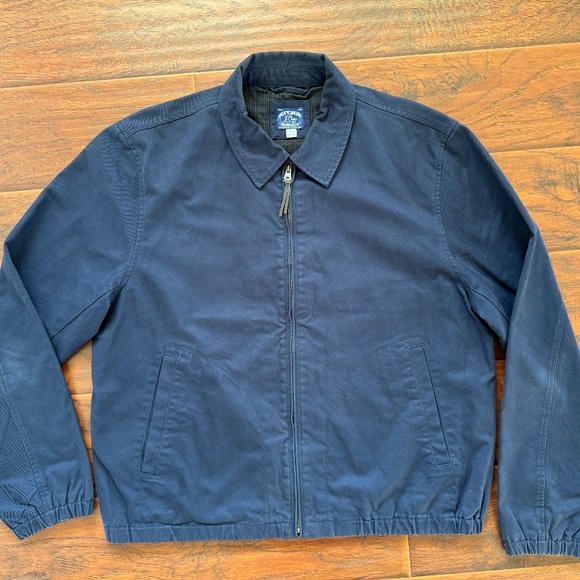 J Crew Wallace & Barnes Cotton Twill Zip Harrington Jacket - Picture 1 of 3